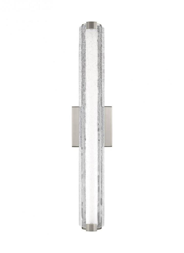 Cutler 24" Crackle Glass LED Vanity