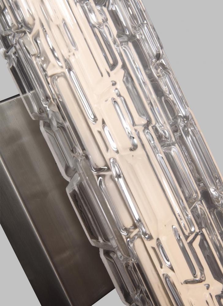 Cutler 24" Staggered Glass LED Vanity