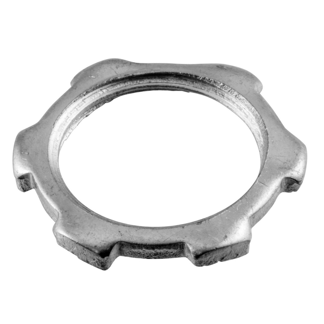 LOCKNUT, ZINC-PLATED, 1/2", 50 PACK