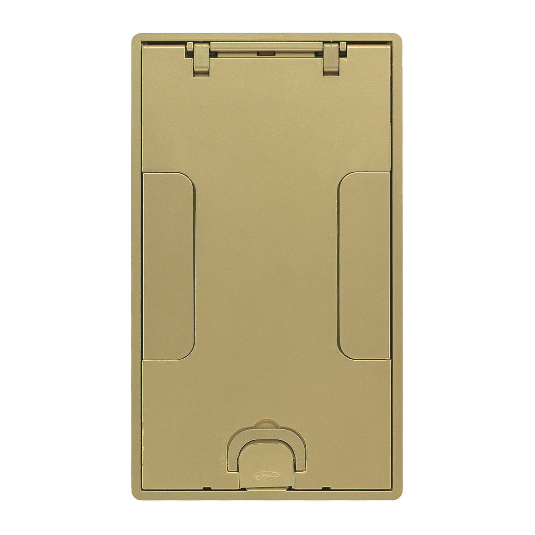 2/4G TILE CVR, FLUSH, BRASS POWDER