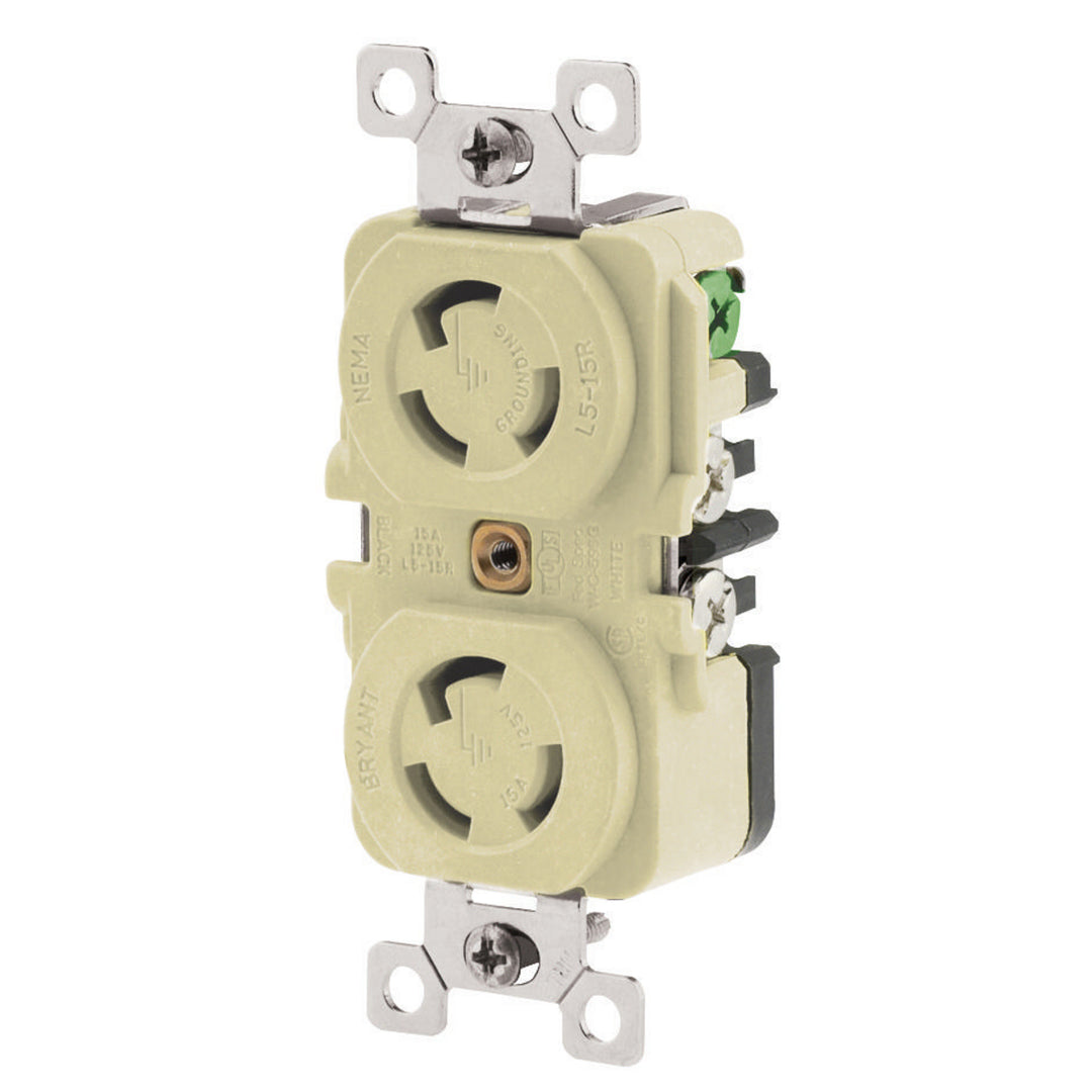 LKG DUP RCPT, 15A 125V, L5-15R, IV