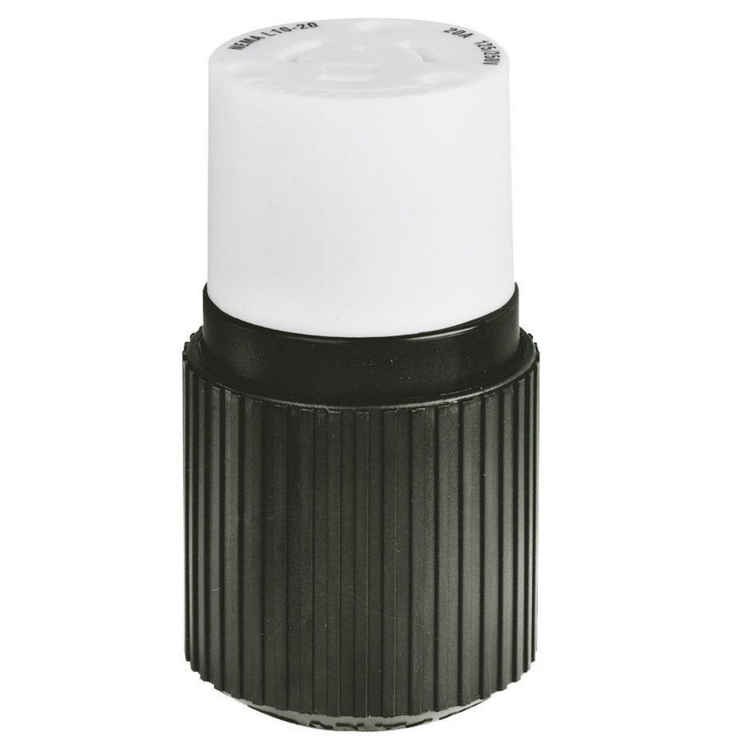 LKG CONN, 20A 125/250V, L10-20R, B/W