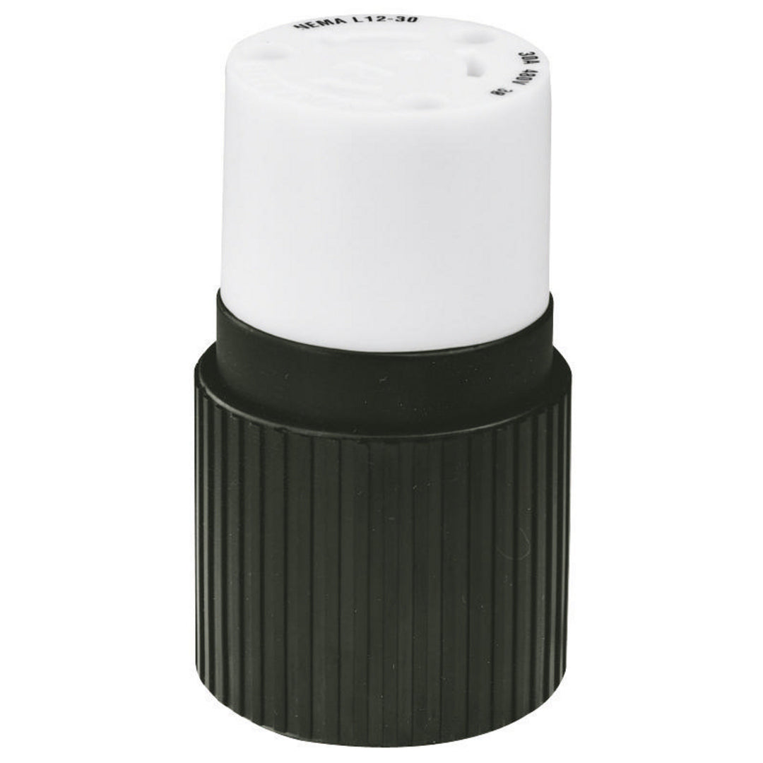 LKG CONN, 30A 3PH 600V, L13-30R,B/W