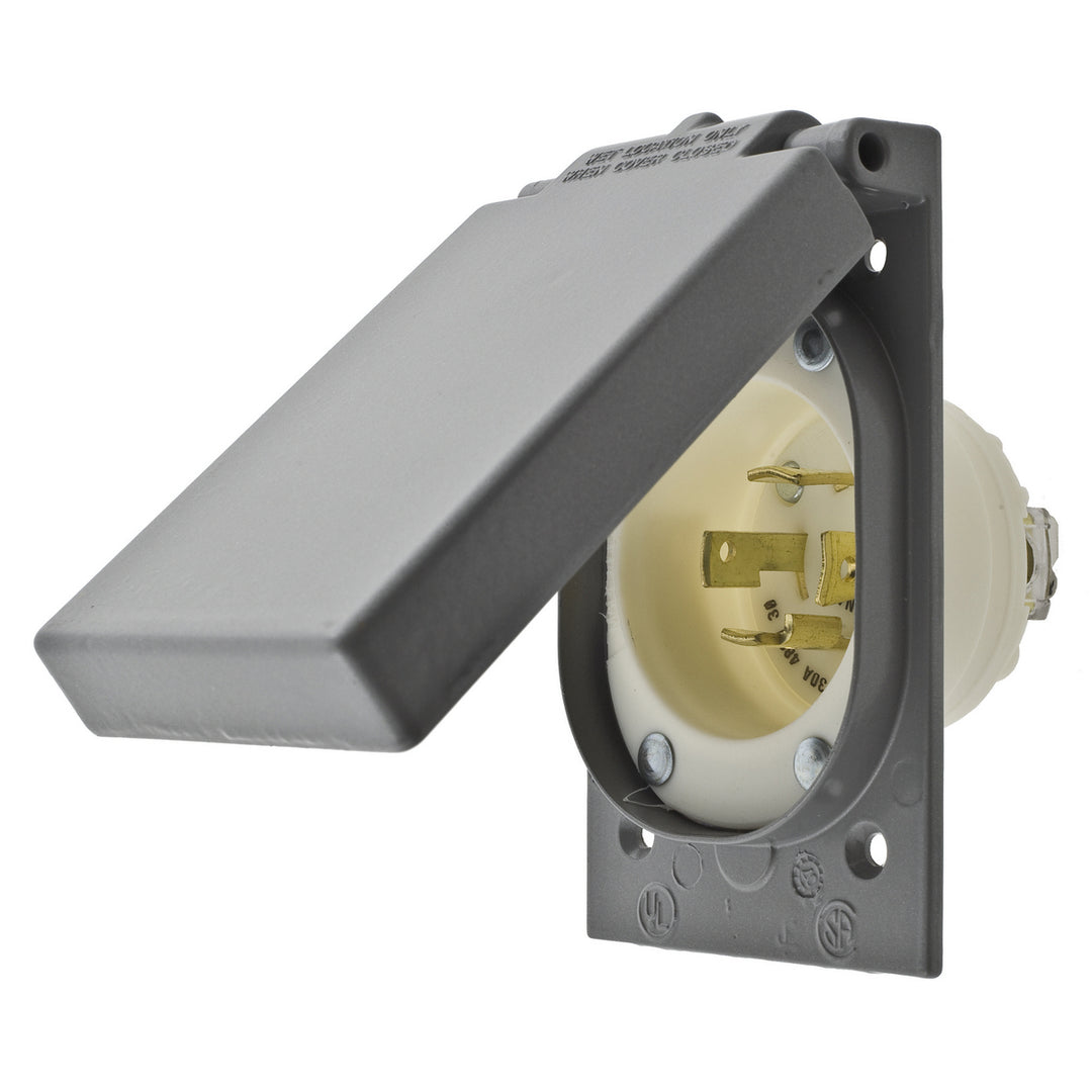 LKG FLG-INLT, 30A 3PH 480V, L16-30P, WP