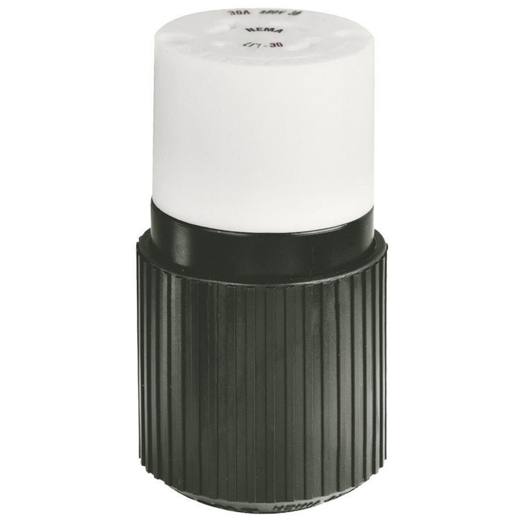 LKG CONN, 30A 3PH 600V, L17-30R,B/W, CN