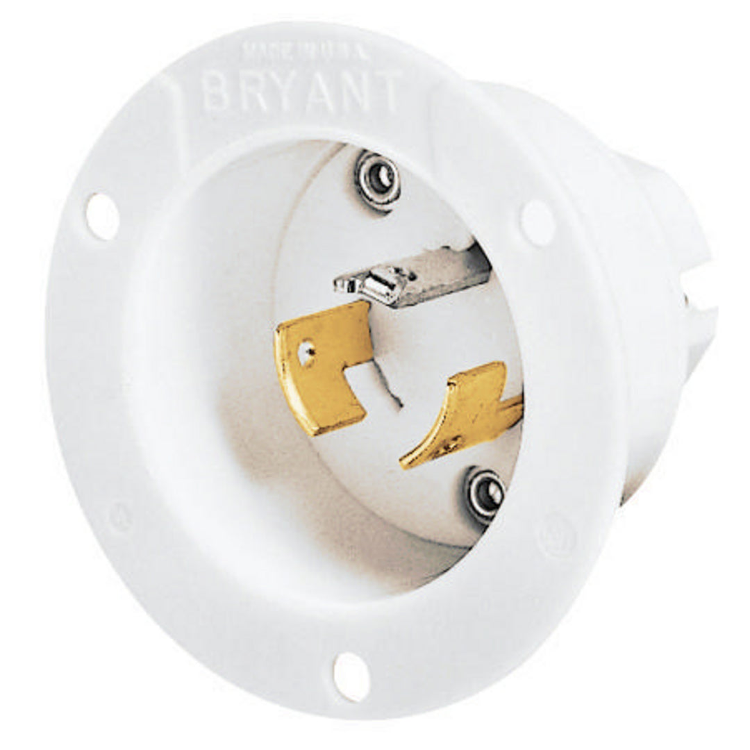 LKG FLG-INLT, 20A 250V, 2P3W, BK