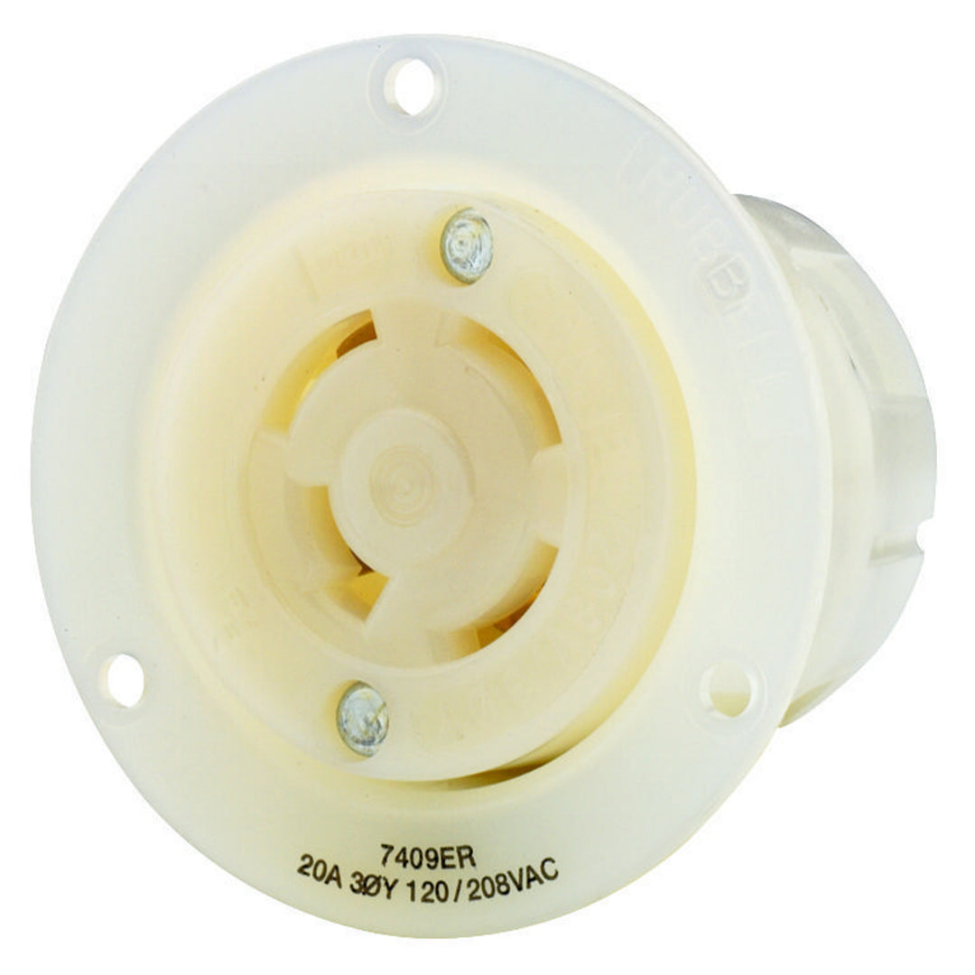 LKH FLG-RCPT, 4P4W, 20A 3PH 120/208V