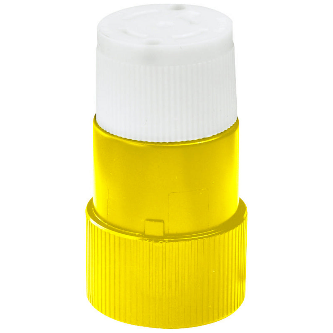 LKH CONN, 4P4W, 20A 3PH 120/208V, YL