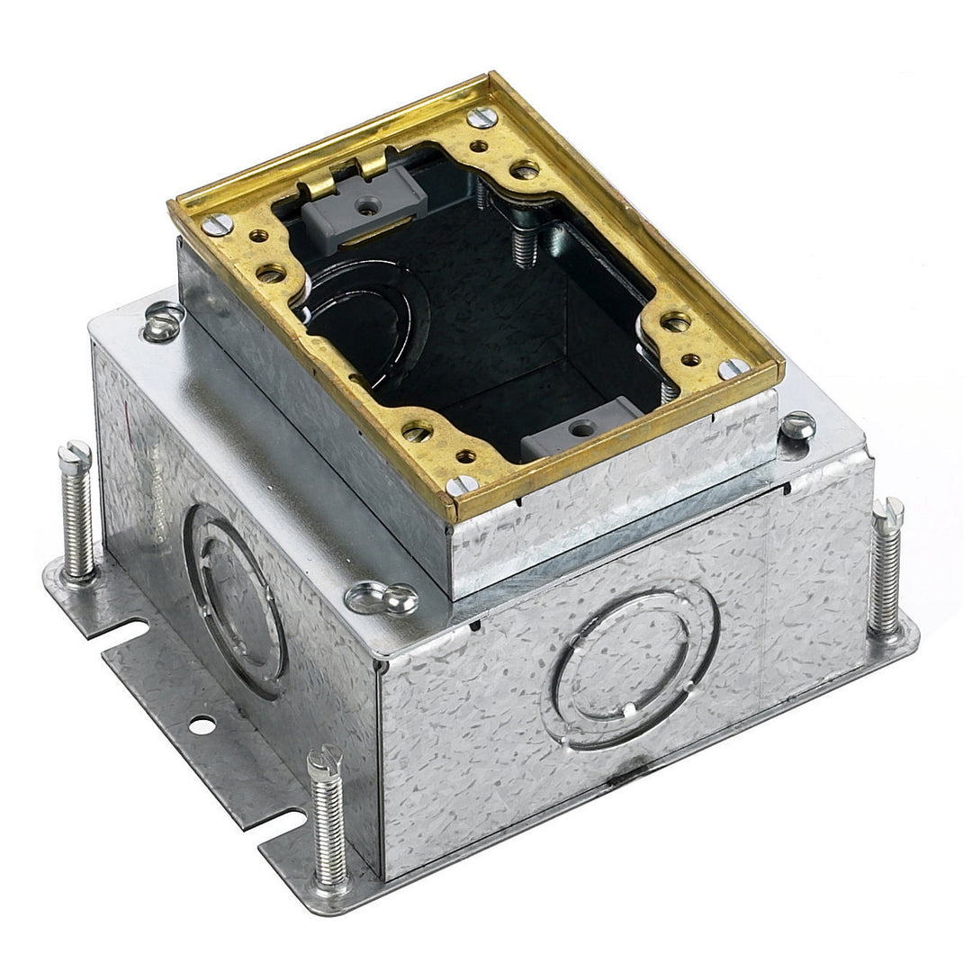 1G RECT STL FB, DEEP,FULL ADJ,BRS (MS90)