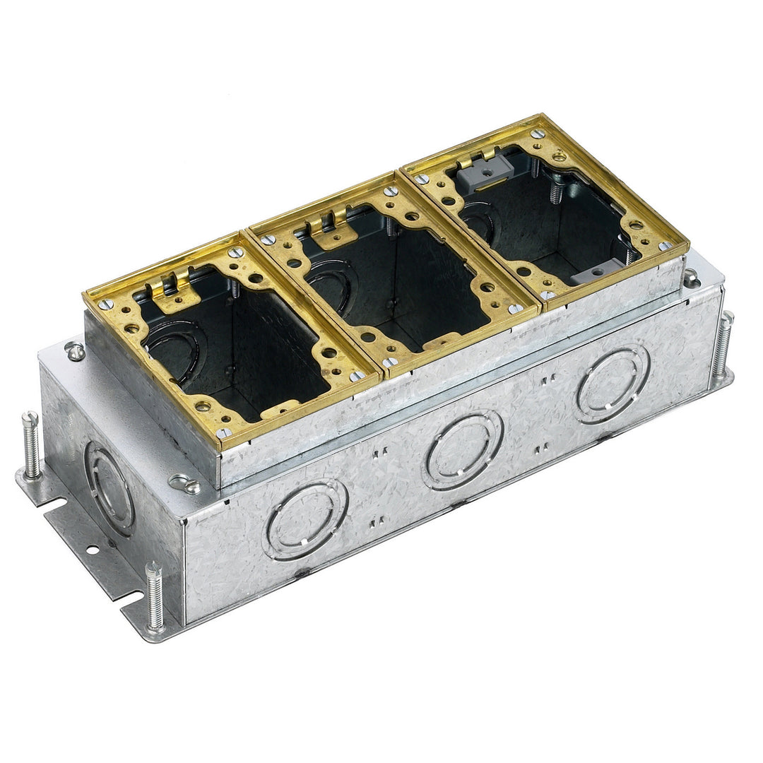 3G RECT STL FB, DEEP,FULL ADJ,BRS (MS90)