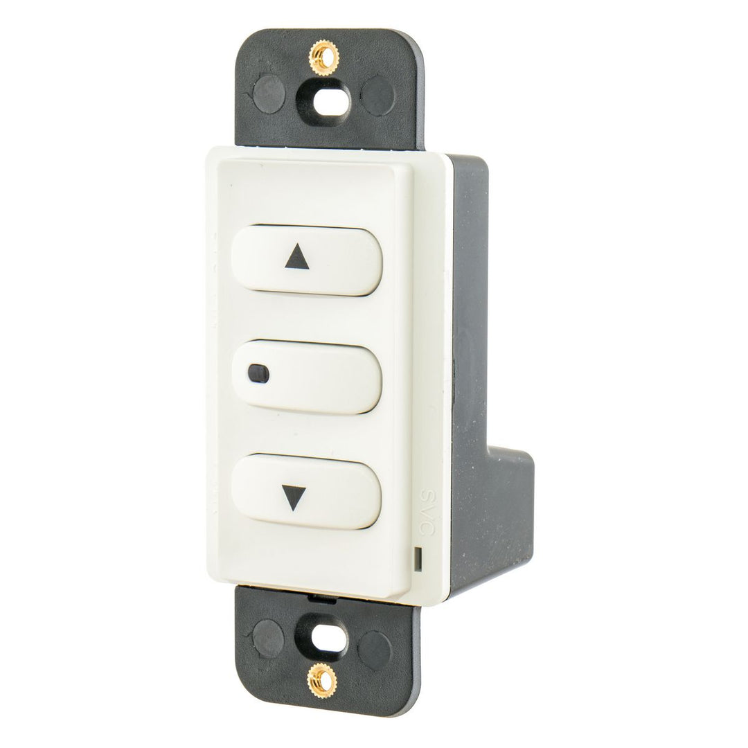 LV MOMENTARY, 0-10V DIMMING SWITCH, WH