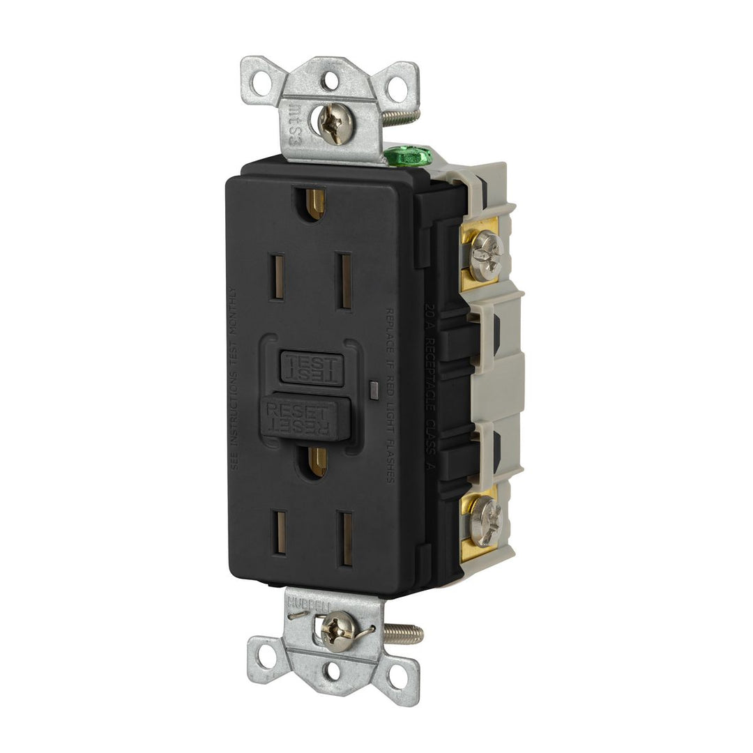 15A 125VAC COMM GFR BLACK