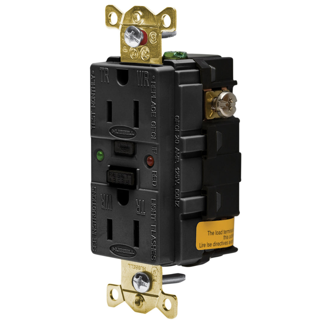 15A 125V IND TAMPER ST GFCI, BLAC (MS90)