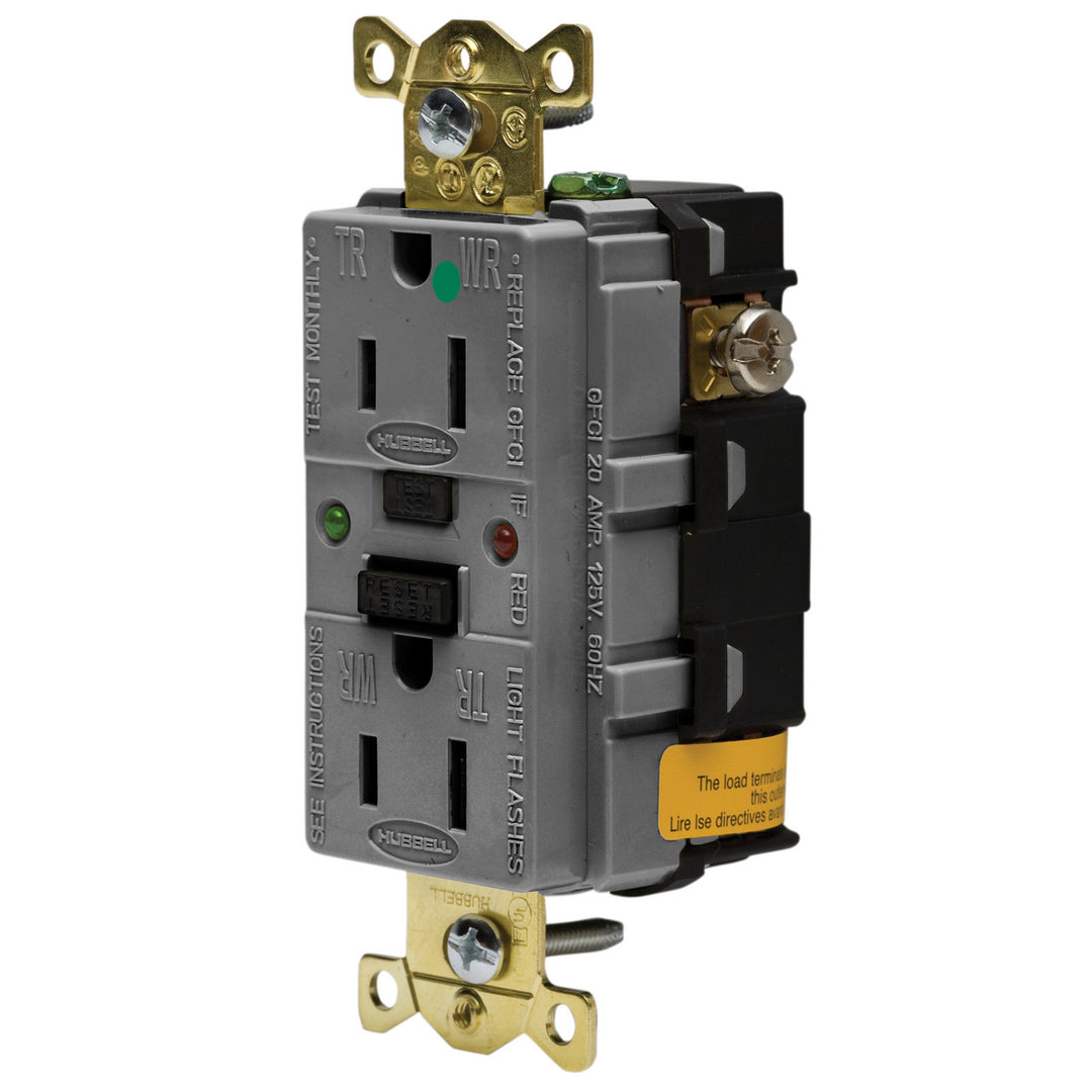 15A 125V IND HG TAMPER ST GFCI, G (MS90)