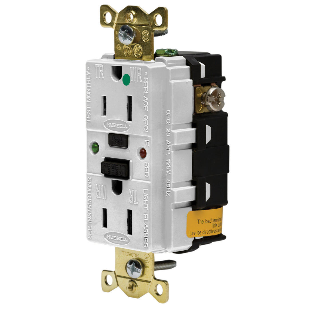 15A 125V IND HG TAMPER ST GFCI, W (MS90)