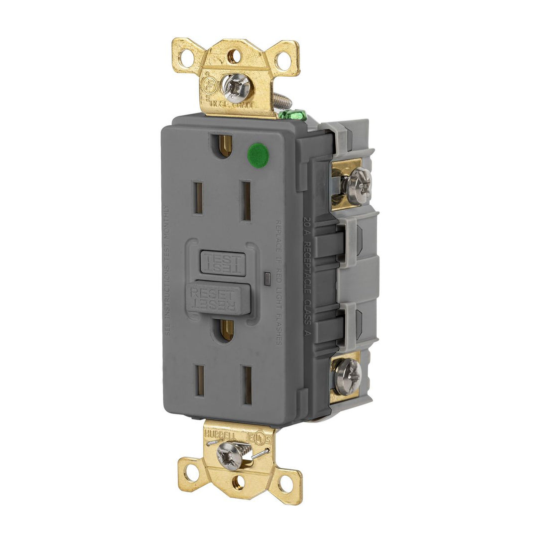 15A 125VAC COMM HG GFR GRAY