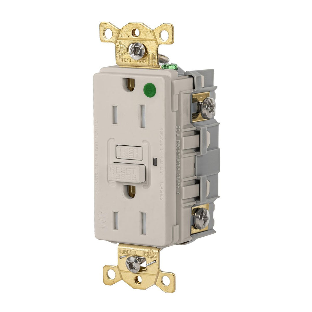 15A 125VAC COMM HG TRWR GFR LIGHT ALMOND