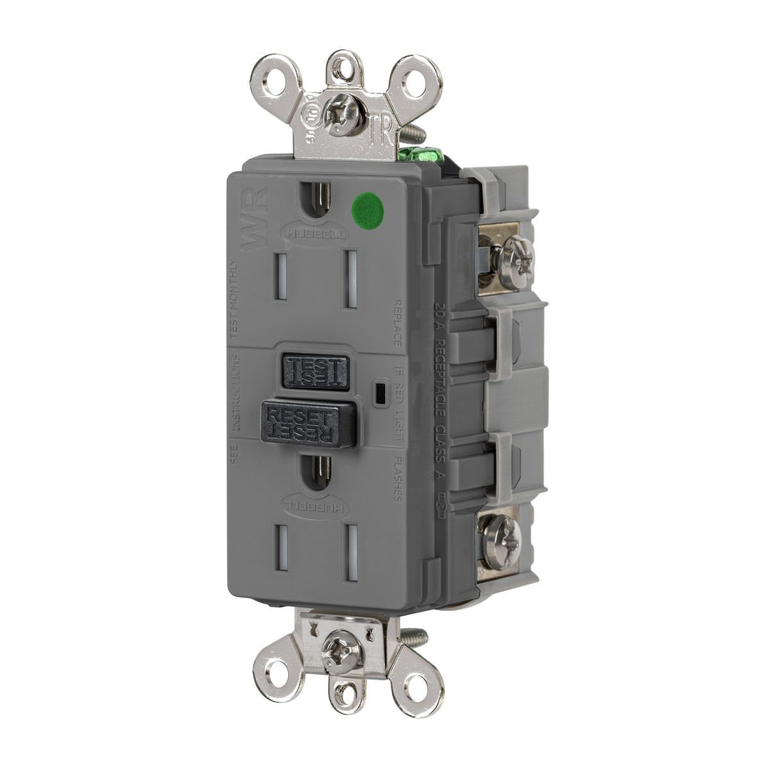 15A 125VAC INDUSTRIAL TRWR GFR HG GRAY