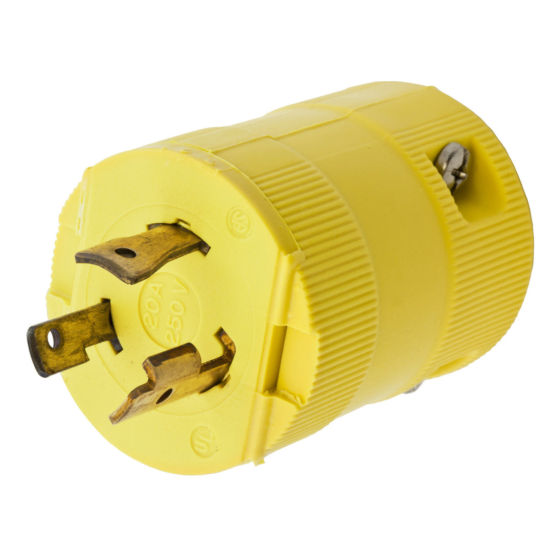 LKG VAL PLUG, 20A 250V, L6-20P, YL