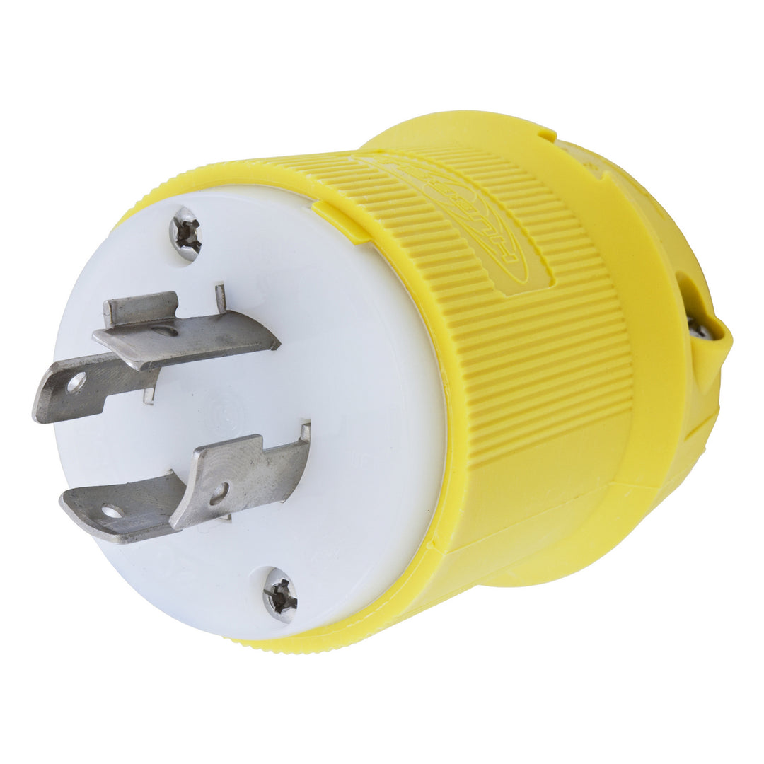 LKG PLUG, CM, 20A 3PH 250V, L15-20P, YL