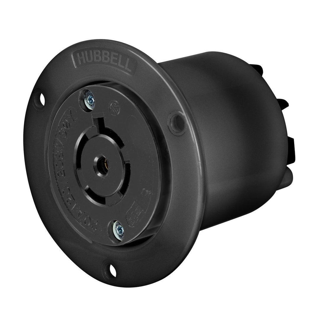 LKG FLG-RCPT,20A 120/208V,L21-20R,BK, ST