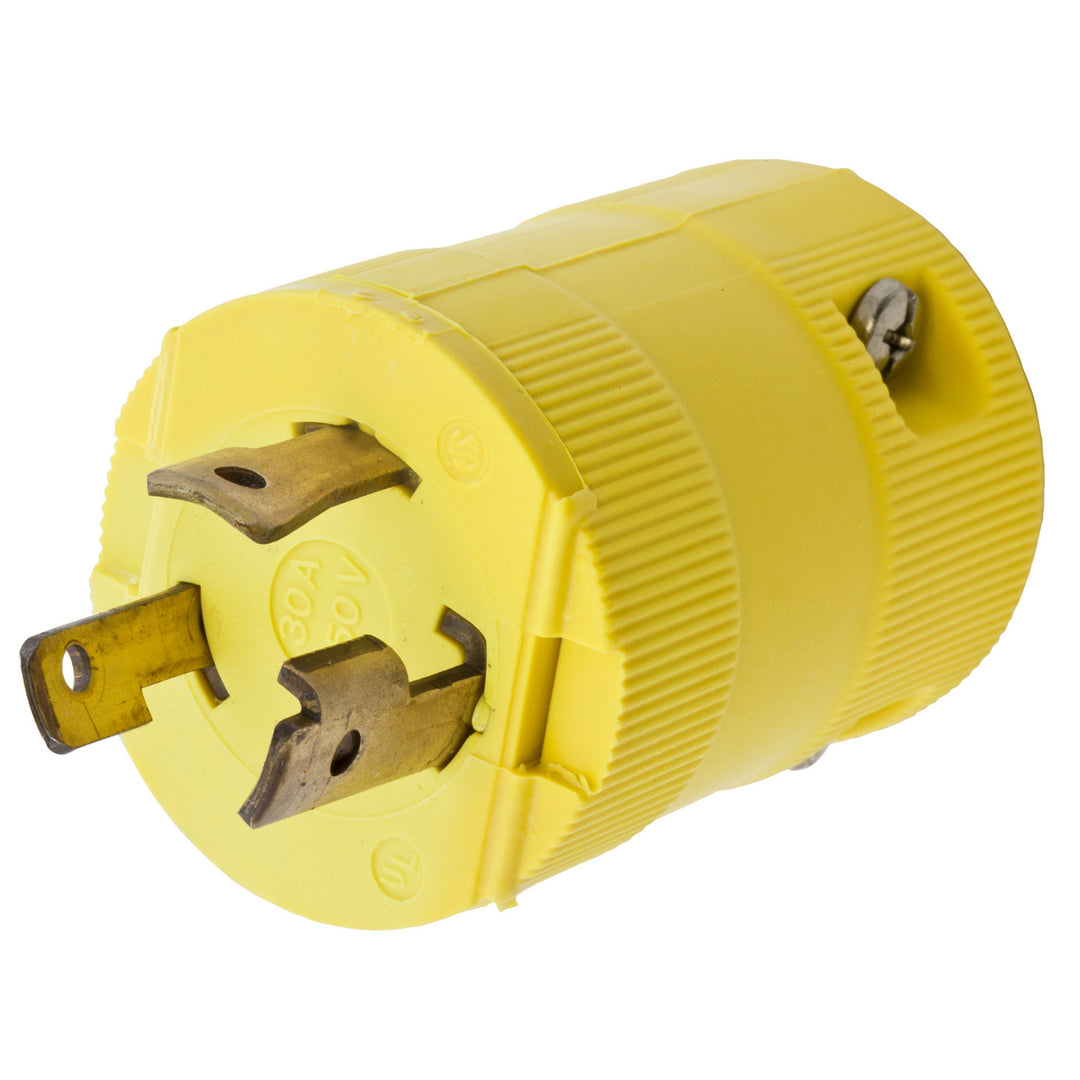 LKG VAL PLUG, 30A 250V, L6-30P, YL