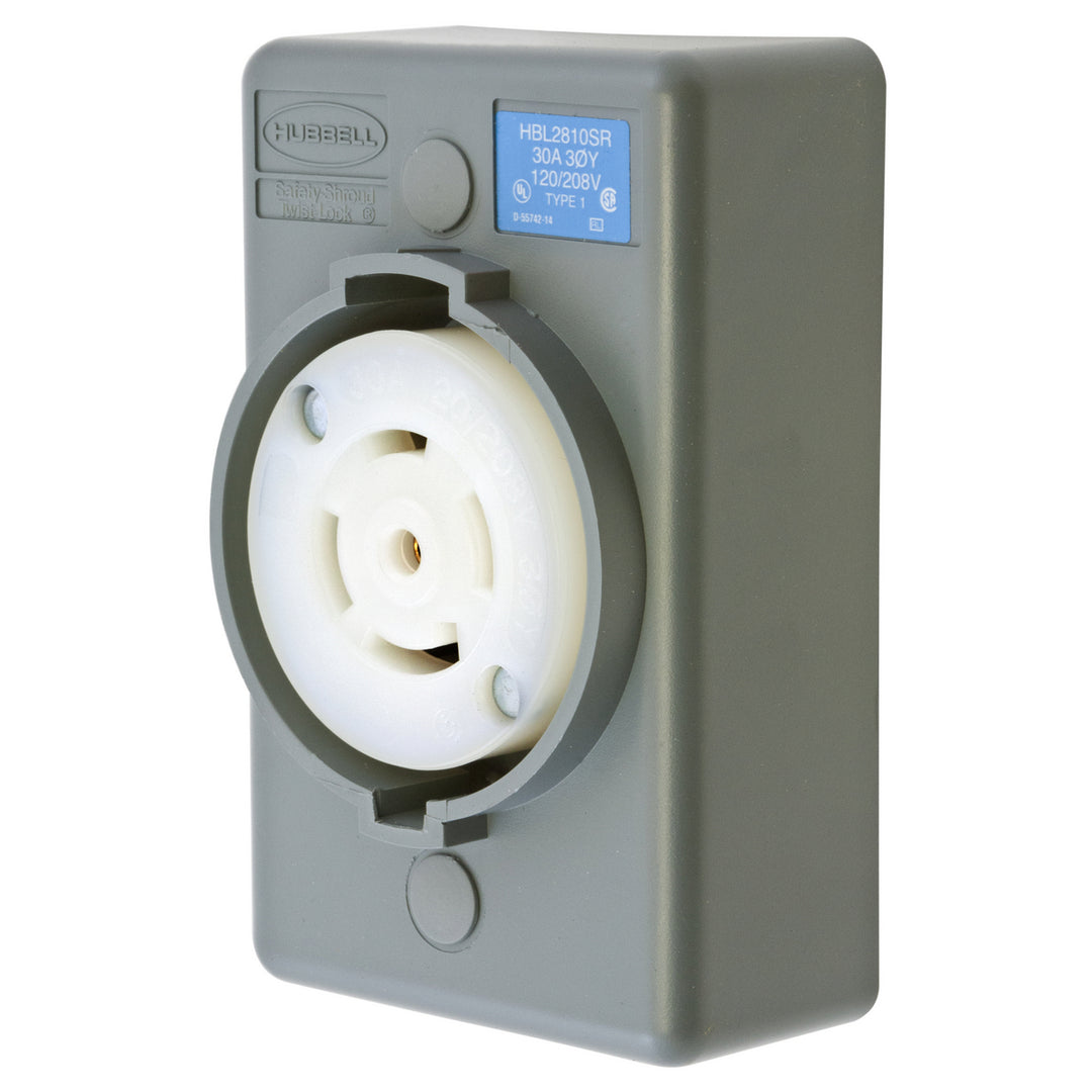 LKG S/SHRD RCPT, L21-30R, SURF MT, GY