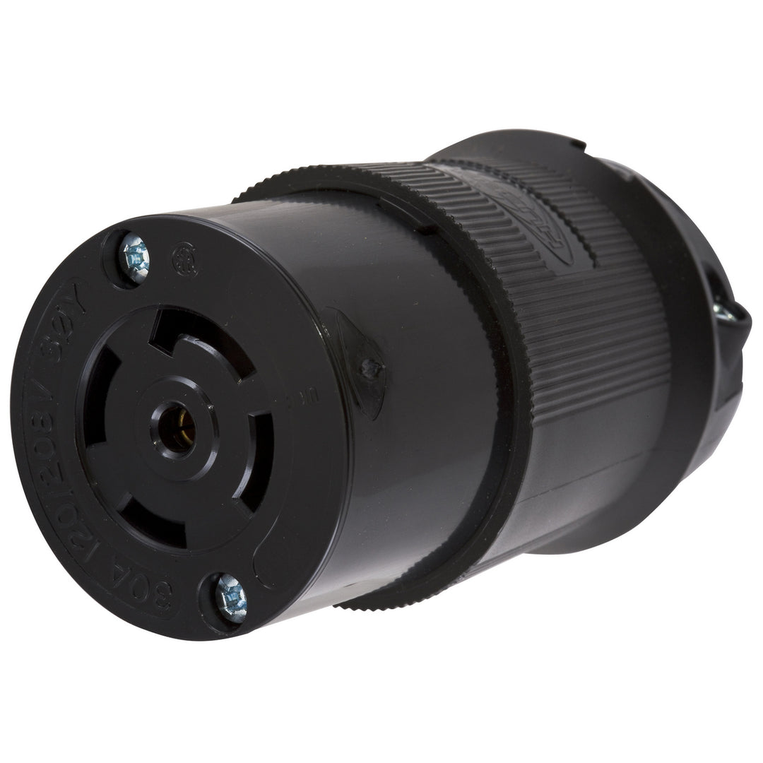 LKG CONN, 30A 3P 120/208V, L21-30R, BK