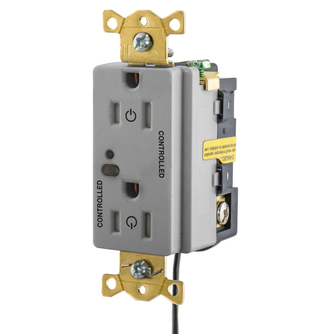 LOAD CTRL DR, FULL CTRLD, 15A, 5-15R, GY