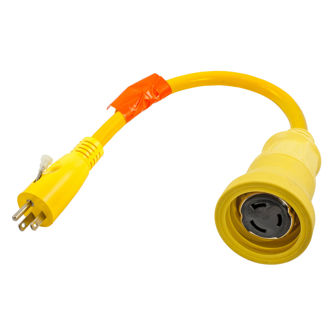 MARINE ADAPT, STR, YL, 50A L TO 15A SB