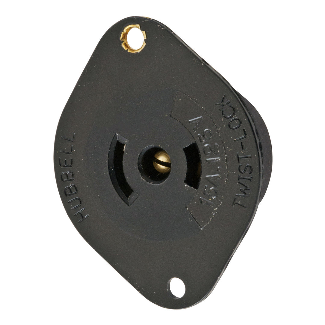 LKG FLG RCPT, MIDGET 15A 125V, ML-2R,NM