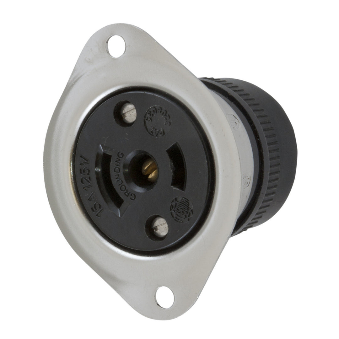 LKG FLG RCPT, MIDGET 15A 125V, ML-2R