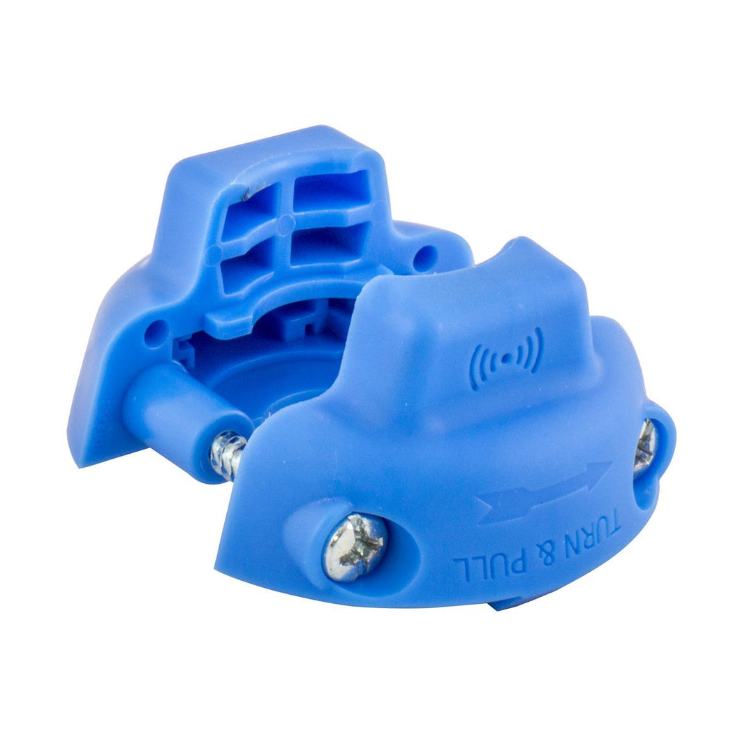 LOCKING, SIZE 3 CORD CLAMP, BLUE, (MS90)