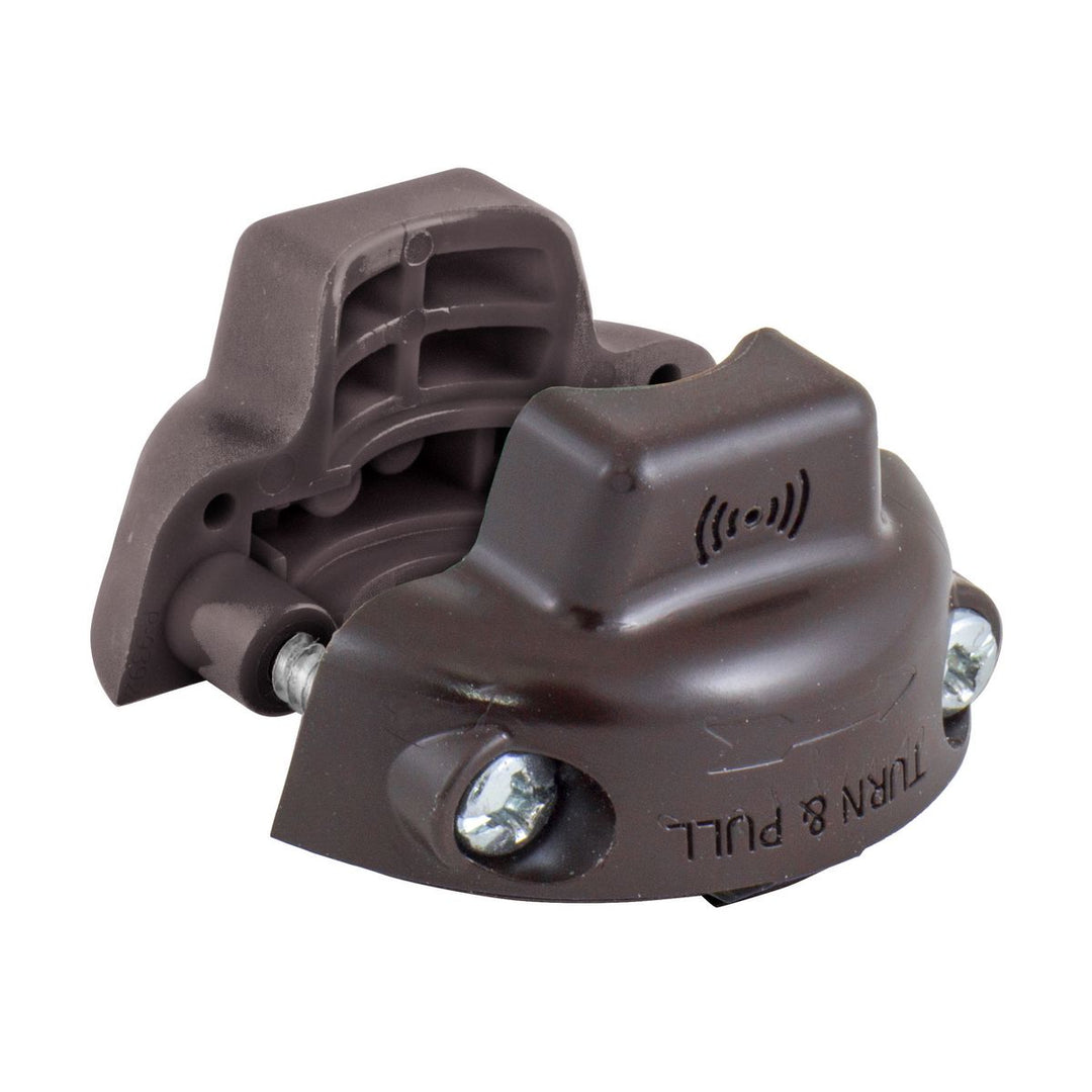 LOCKING, SIZE 2 CORD CLAMP, BROWN (MS90)