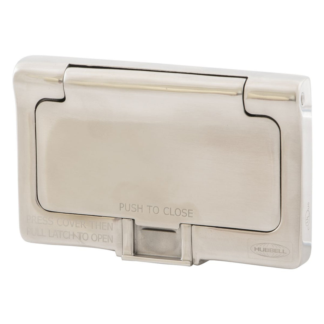 1 GANG, SS GFCI COVER, 4X