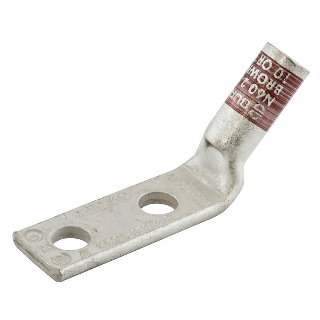 LUG,4 AWG,DBL,1/4"OD,5/8"SP,45DEG,50PK