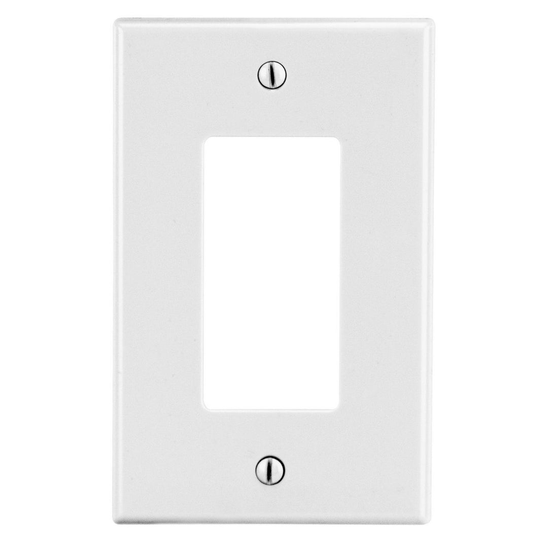 WALLPLATE, M-SIZE, 1-G, 1) DEC, WH
