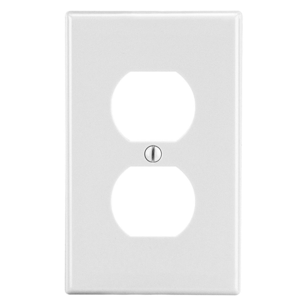 WALLPLATE, M-SIZE, 1-G, 1) DUP, WH