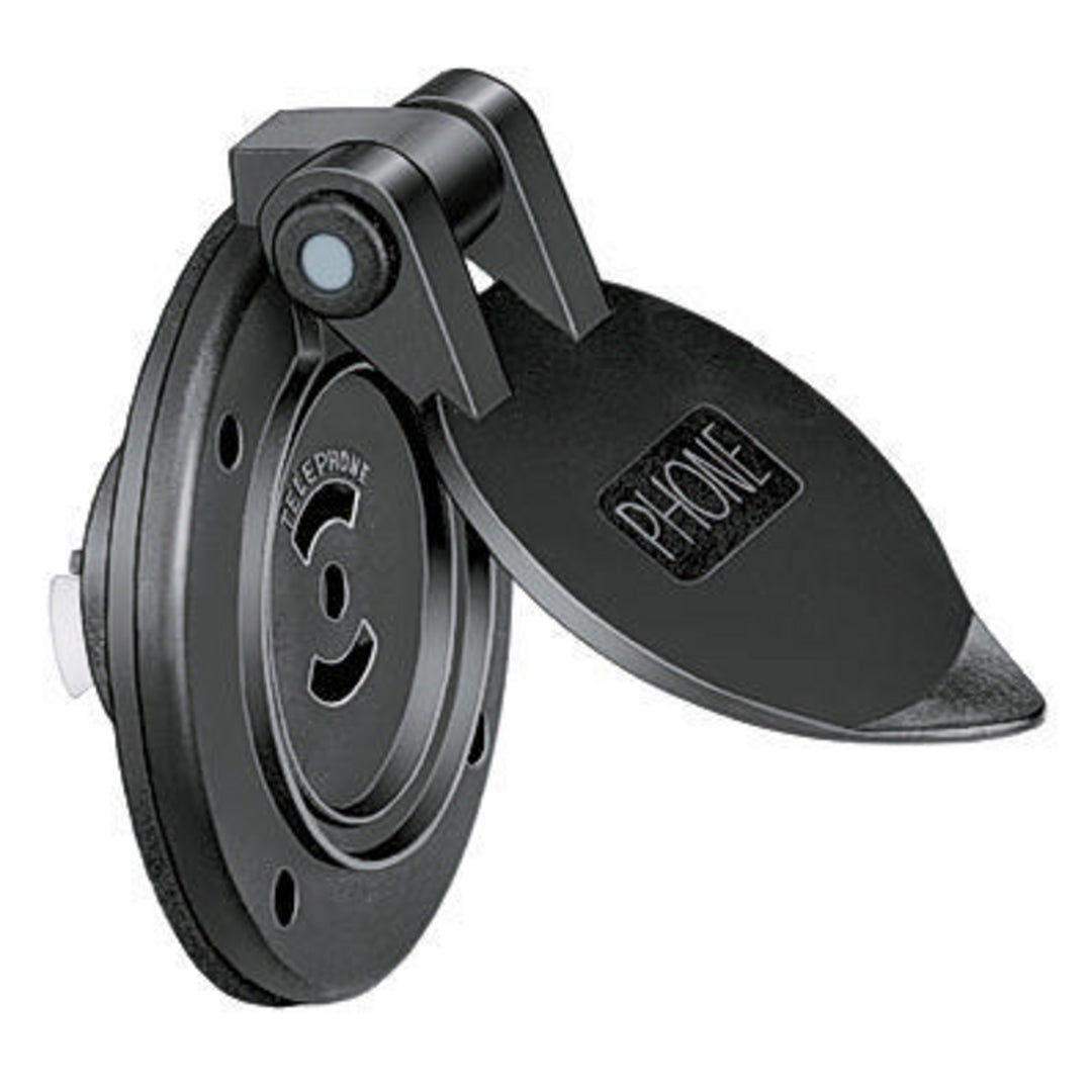 MARINE TELE OUTLET, BK, OLD STYLE (MS90)