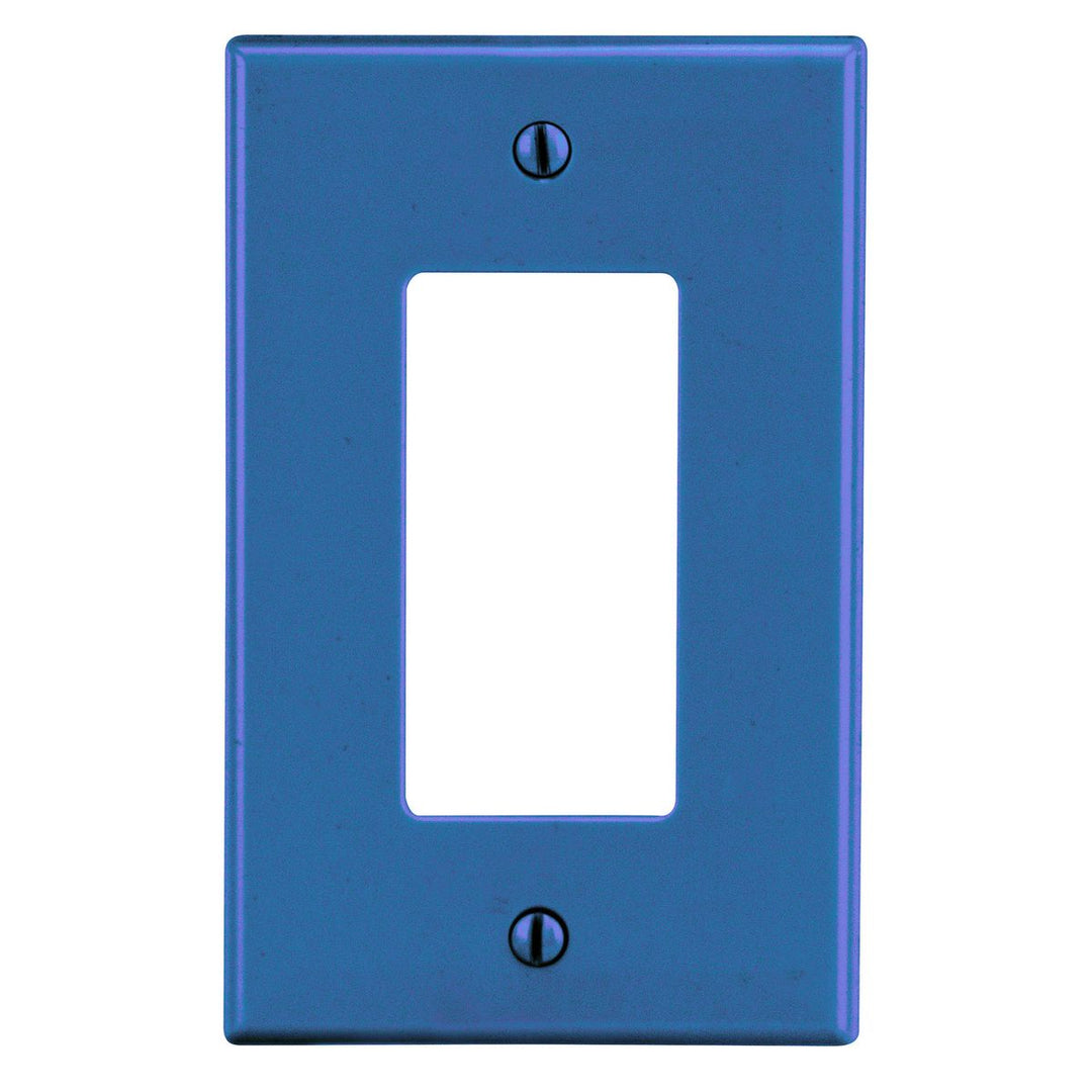 WALLPLATE, M-SIZE, 1-G DEC, BLUE