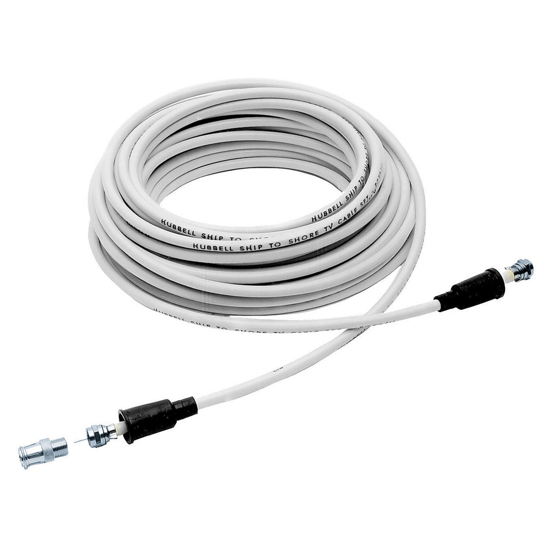 MARINE CATV CABLE, 25', WH (MS90)