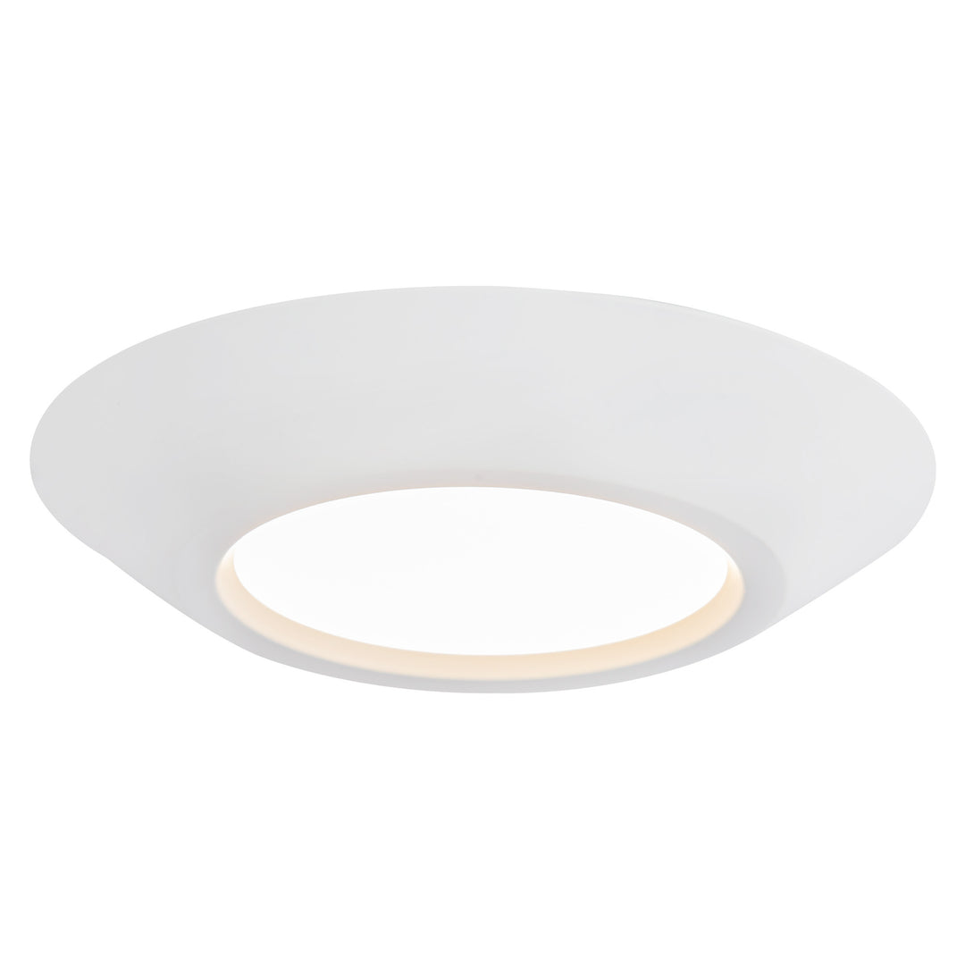 Weylo 5-in White dimmable LED Flush Mount