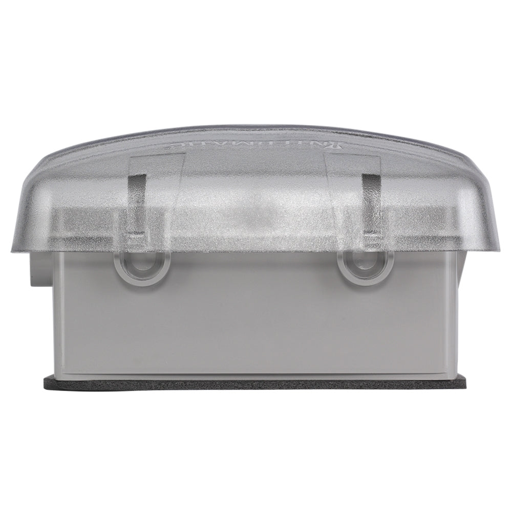 Plastic In-Use Weatherproof Cover, Single-Gang, Vrt/Hrz, 2.75" Clear, 3/0 Adapter Plate
