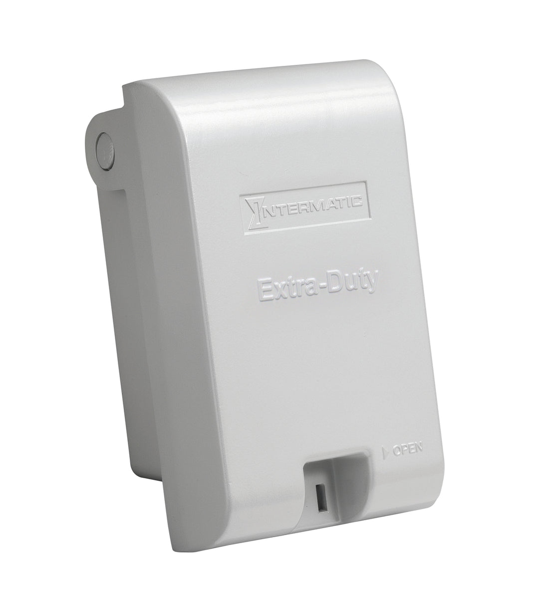Extra-Duty Die-Cast In-Use Weatherproof Cover, Single-Gang, Vrt, 2.75" Gray
