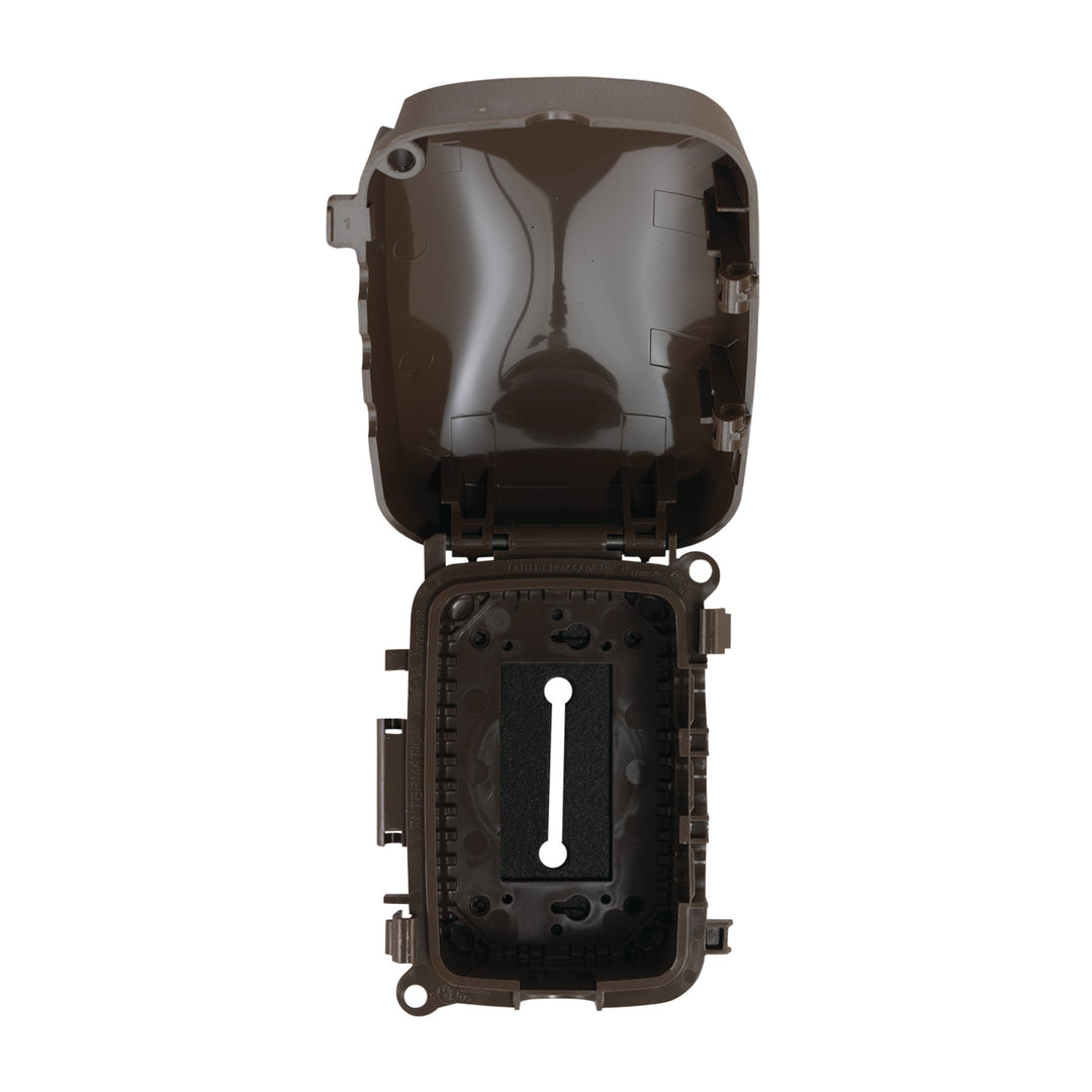 Extra-Duty Plastic In-Use Weatherproof Cover, Single-Gang, Vrt/Hrz, 2.75" Bronze