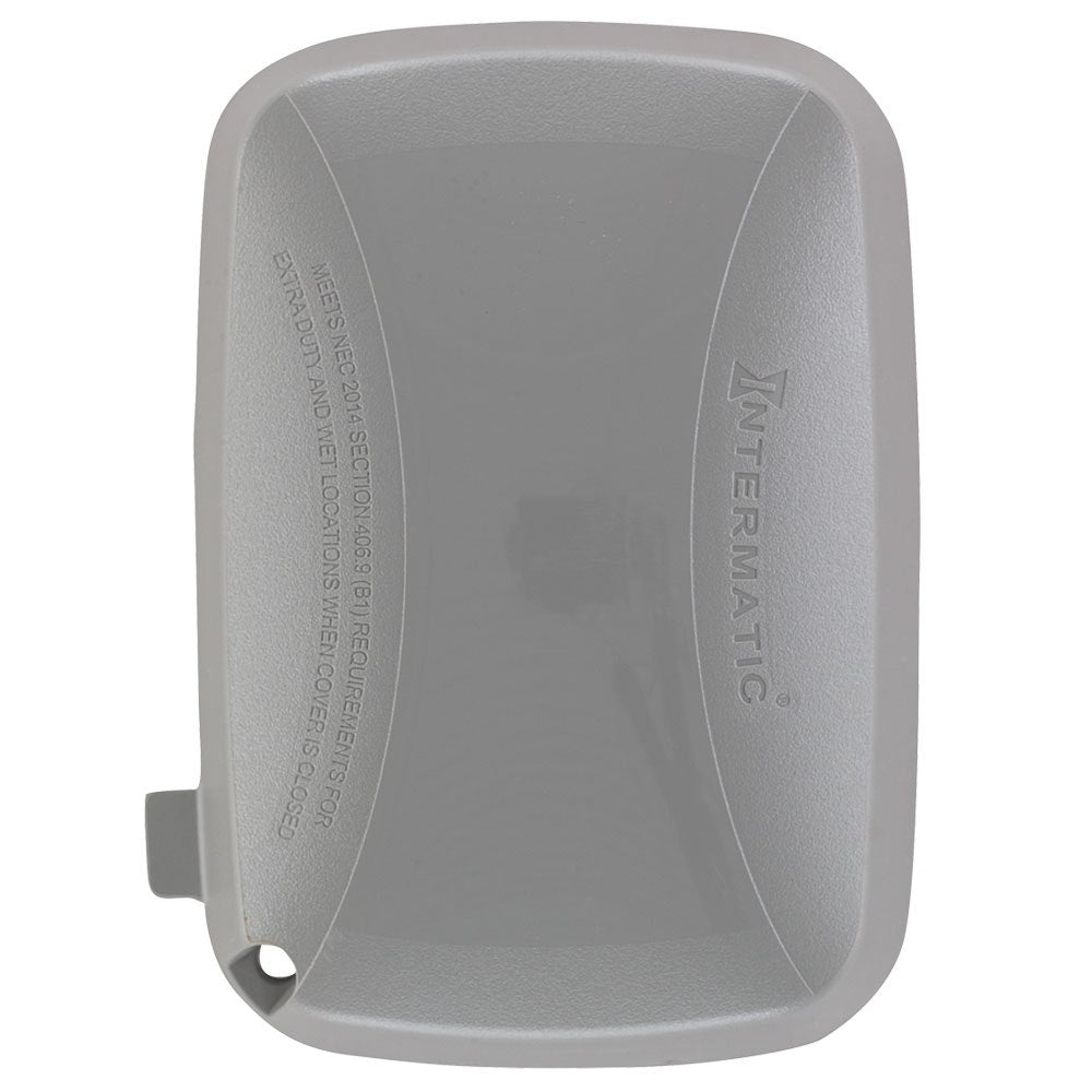 Extra-Duty Plastic In-Use Weatherproof Cover, Single-Gang, Vrt/Hrz, 2.75" Gray