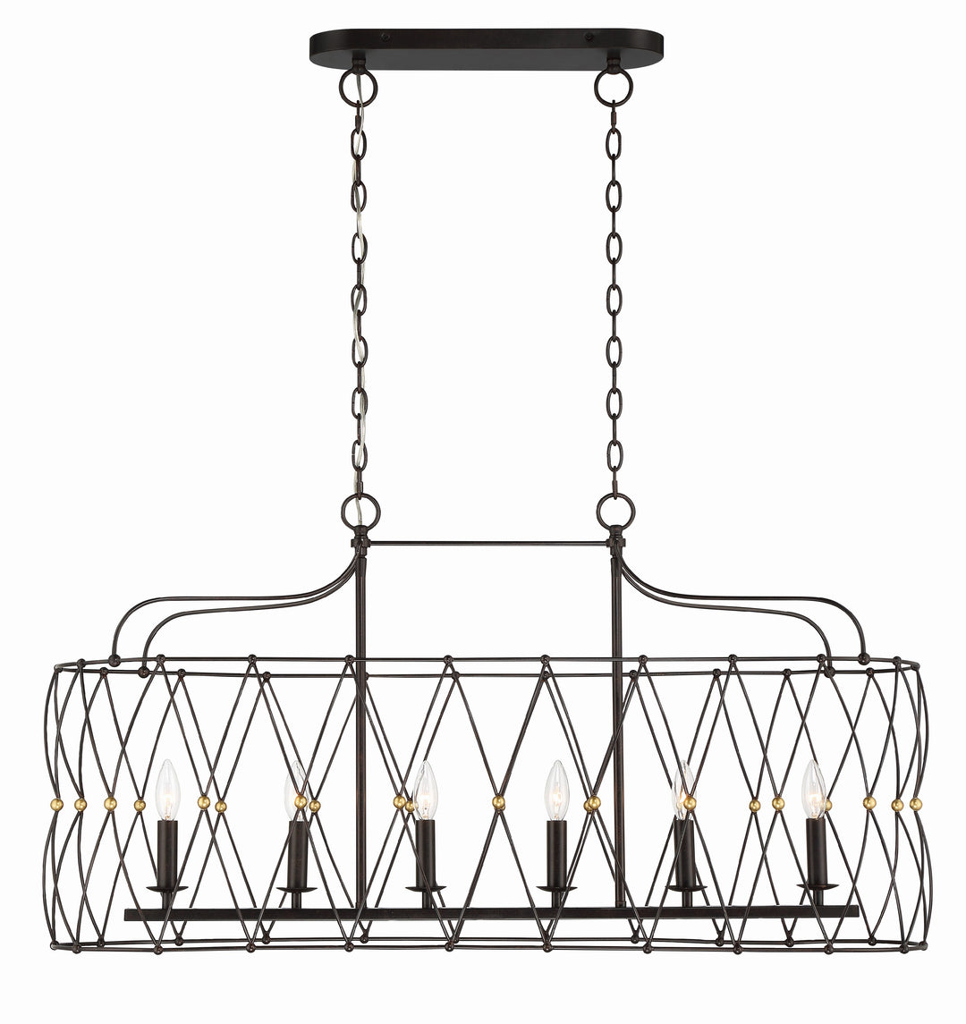 Zucca 42.5'' Linear Chandelier