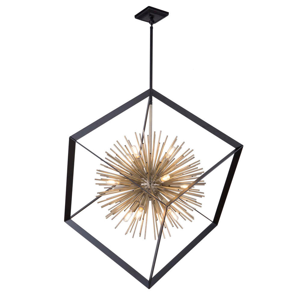 Sunburst  12-Light Chandelier