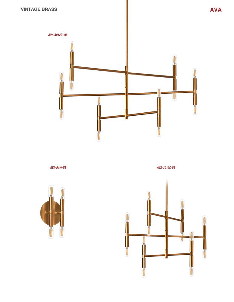 12LT Chandelier, Vintage Bronze Finish
