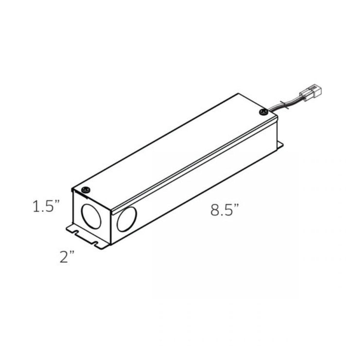 6W 12V DC Dimmable LED Hardwire driver
